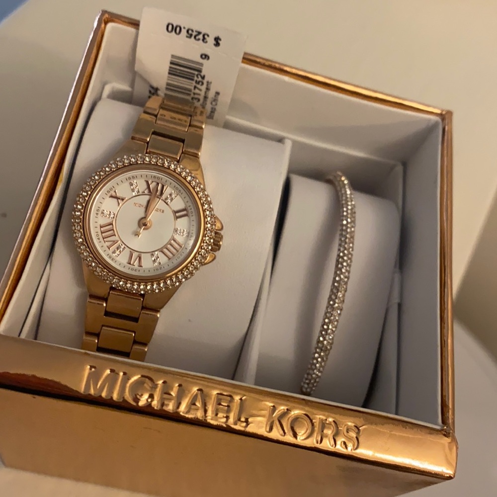 Michael Kors Women's Petite Camille 3 Hand Watch